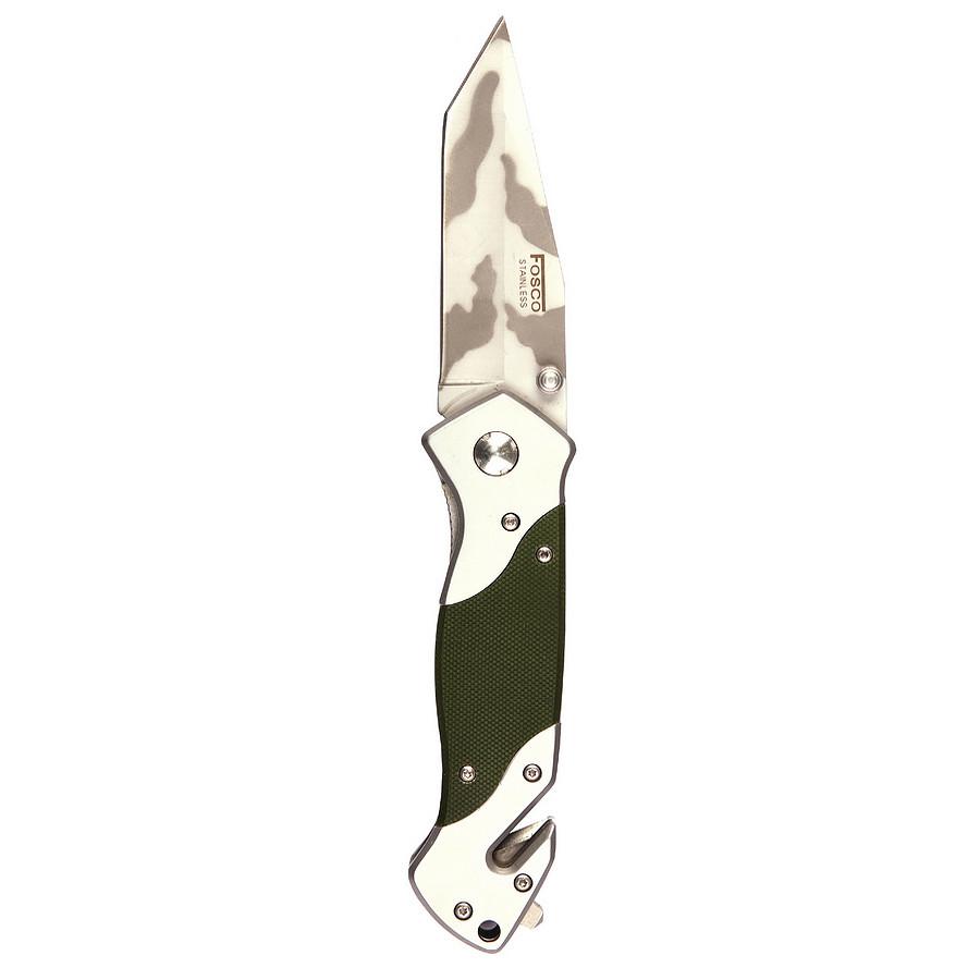 101 INC Tactical Mes Groen Camo / Vouwmes-3731-a